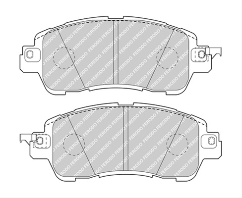 Set Placute Frana Ferodo Mazda FDB5015