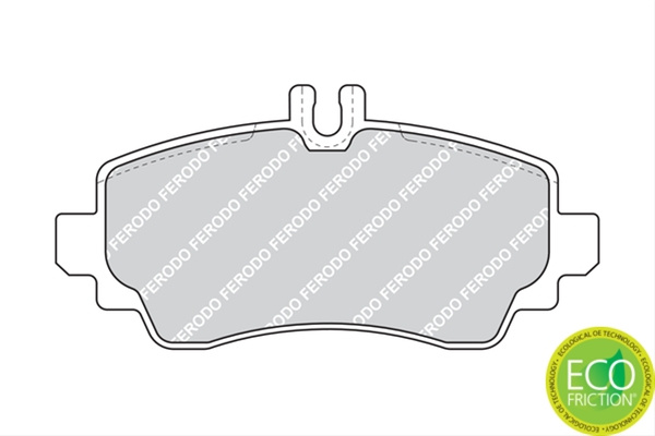 Set Placute Frana Ferodo Mercedes-Benz FDB1357