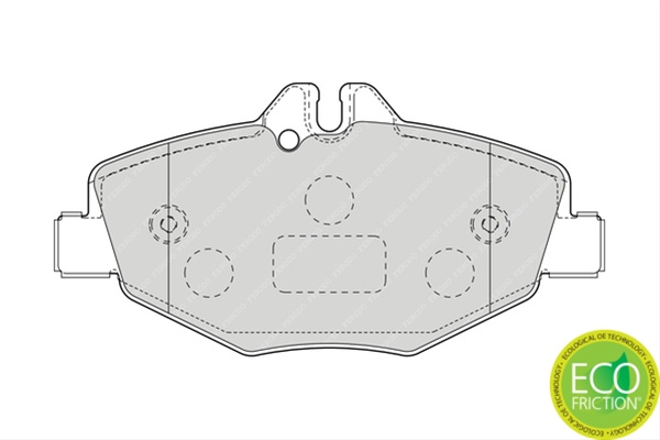 Set Placute Frana Ferodo Mercedes-Benz FDB1414
