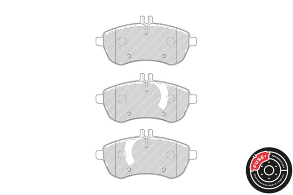 Set Placute Frana Ferodo Mercedes-Benz FDB4199