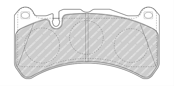 Set Placute Frana Ferodo Mercedes-Benz FDB4212