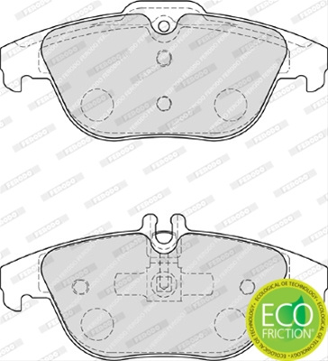 Set Placute Frana Ferodo Mercedes-Benz FDB4220