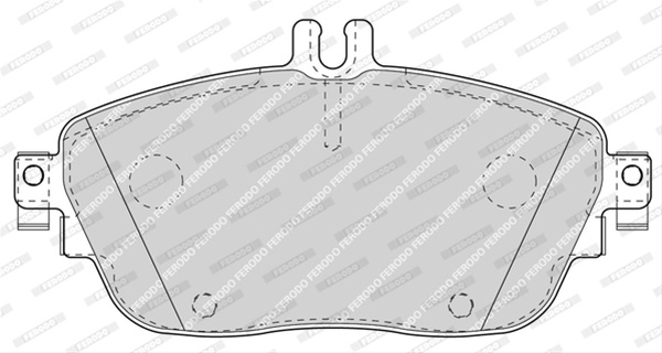 Set Placute Frana Ferodo Mercedes-Benz FDB4245
