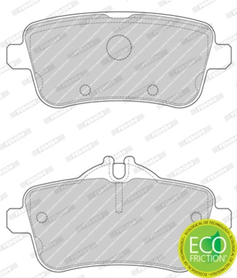 Set Placute Frana Ferodo Mercedes-Benz FDB4701