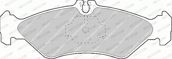 Set Placute Frana Ferodo Mercedes-Benz FVR1039