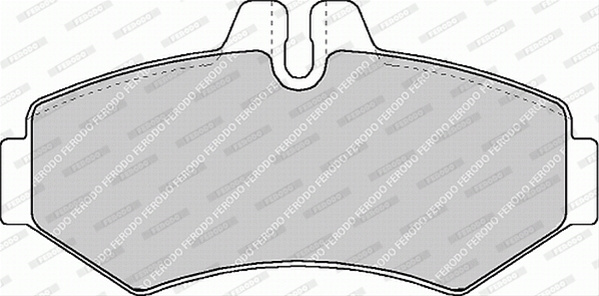 Set Placute Frana Ferodo Mercedes-Benz FVR1306
