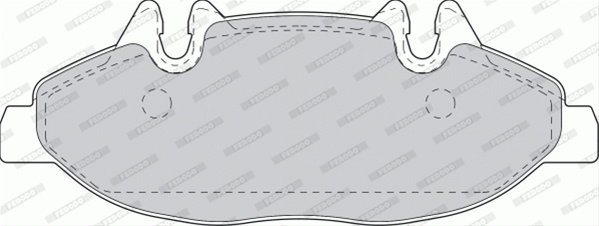 Set Placute Frana Ferodo Mercedes-Benz FVR1493