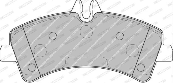 Set Placute Frana Ferodo Mercedes-Benz FVR1779