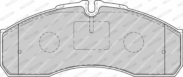 Set Placute Frana Ferodo Mercedes-Benz FVR1791