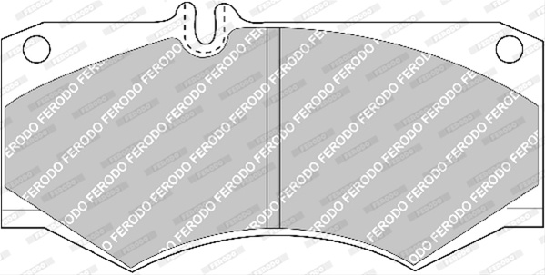 Set Placute Frana Ferodo Mercedes-Benz FVR239