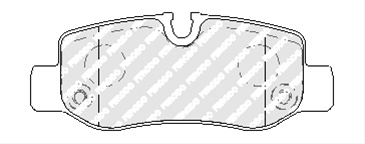 Set Placute Frana Ferodo Mercedes-Benz FVR5013