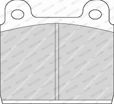 Set Placute Frana Ferodo Mercedes-Benz FVR84