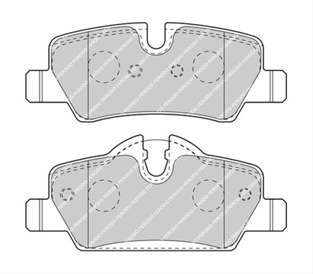Set Placute Frana Ferodo Mini FDB4946