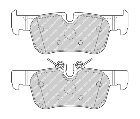 Set Placute Frana Ferodo Mini FDB4954