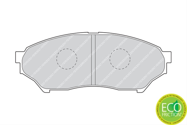 Set Placute Frana Ferodo Mitsubishi FDB1596