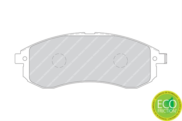 Set Placute Frana Ferodo Mitsubishi FDB1702