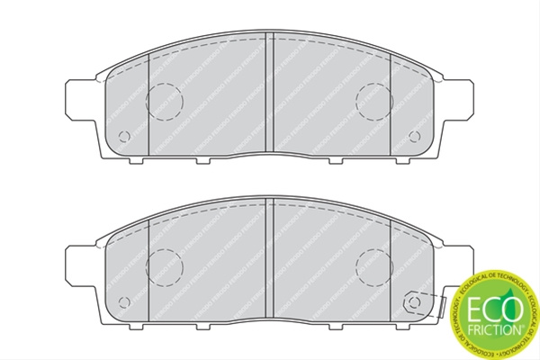 Set Placute Frana Ferodo Mitsubishi FDB4023