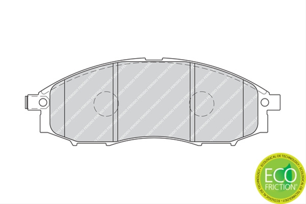   Set Placute Frana Ferodo Nissan FDB1745