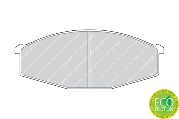 Set Placute Frana Ferodo Nissan FDB643