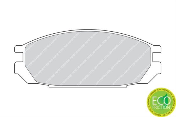 Set Placute Frana Ferodo Nissan FDB937