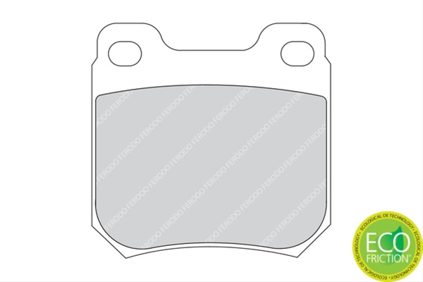 Set Placute Frana Ferodo Opel FDB1117