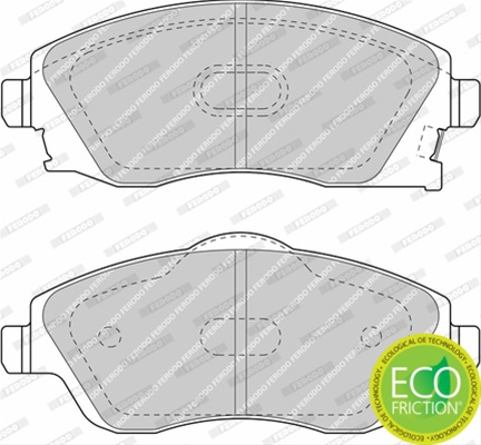 Set Placute Frana Ferodo Opel FDB1424