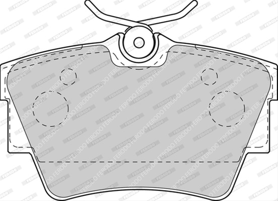 Set Placute Frana Ferodo Opel FVR1516