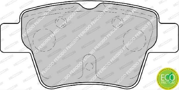 Set Placute Frana Ferodo Peugeot FDB1784