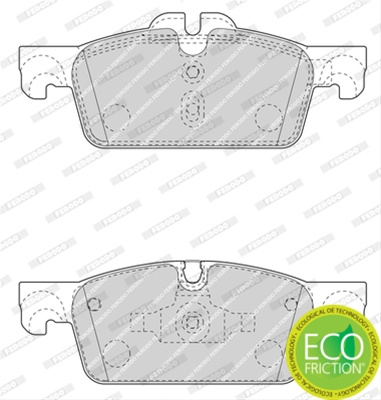 Set Placute Frana Ferodo Peugeot FDB4405