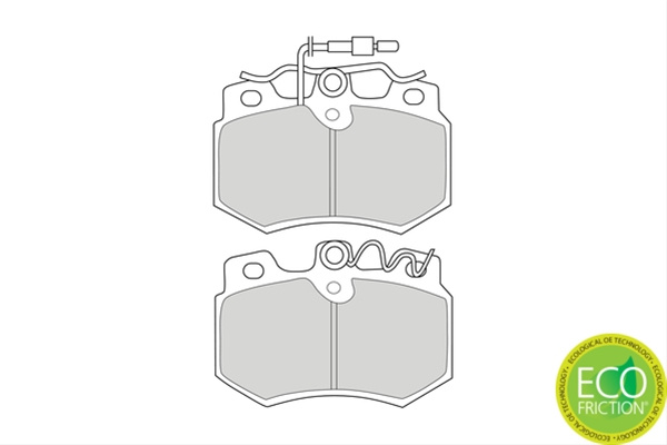 Set Placute Frana Ferodo Peugeot FDB455