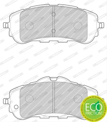 Set Placute Frana Ferodo Peugeot FDB4764