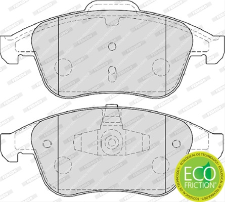 Set Placute Frana Ferodo Renault FDB4068