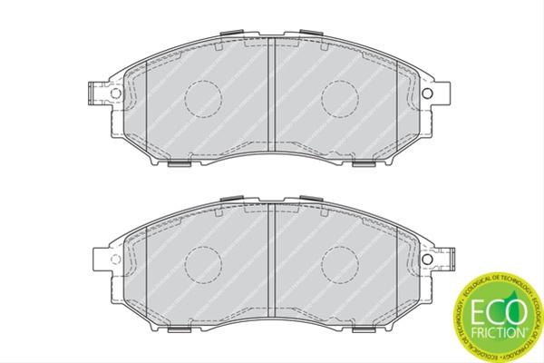 Set Placute Frana Ferodo Renault FDB4177