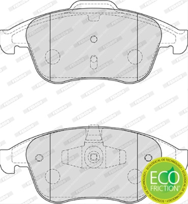 Set Placute Frana Ferodo Renault FDB4181