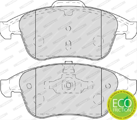 Set Placute Frana Ferodo Renault FDB4249