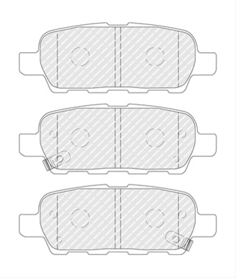 Set Placute Frana Ferodo Renault FDB4756