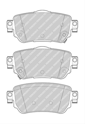 Set Placute Frana Ferodo Renault FDB4842