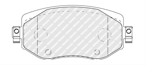 Set Placute Frana Ferodo Renault FDB5104