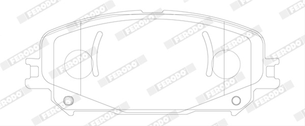 Set Placute Frana Ferodo Renault FDB5198