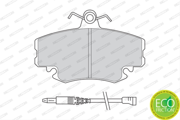 Set Placute Frana Ferodo Renault FDB845