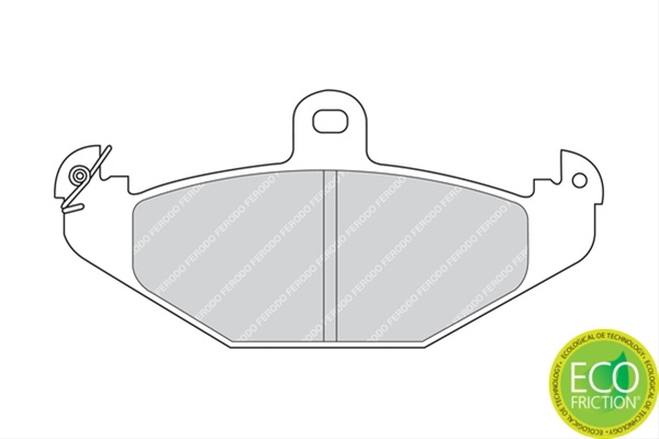 Set Placute Frana Ferodo Renault FDB878