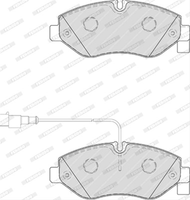 Set Placute Frana Ferodo Renault FVR4053