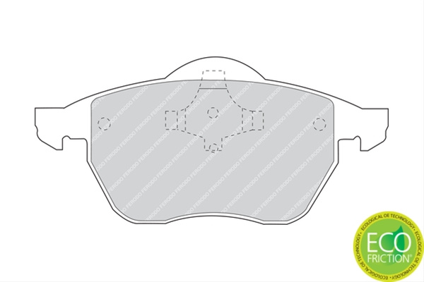 Set Placute Frana Ferodo Seat FDB969