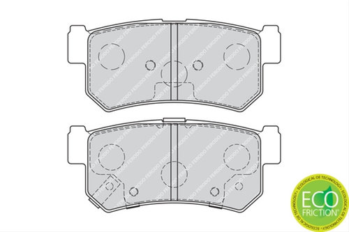 Set Placute Frana Ferodo Ssangyong FDB1937