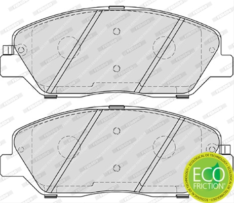 Set Placute Frana Ferodo Ssangyong FDB4111