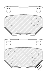Set Placute Frana Ferodo Subaru FDB1372