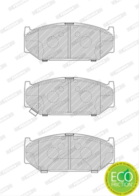 Set Placute Frana Ferodo Suzuki FDB4705