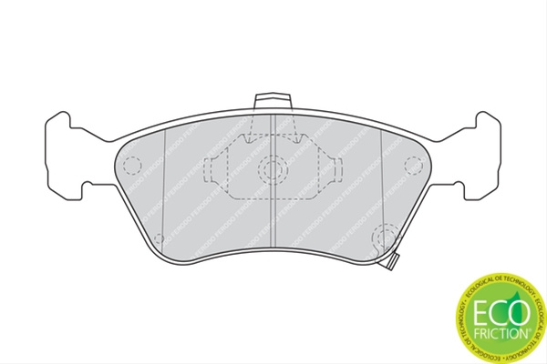 Set Placute Frana Ferodo Toyota FDB1321