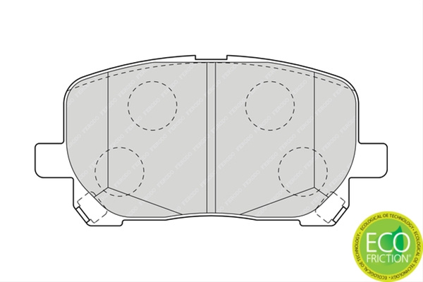 Set Placute Frana Ferodo Toyota FDB1529