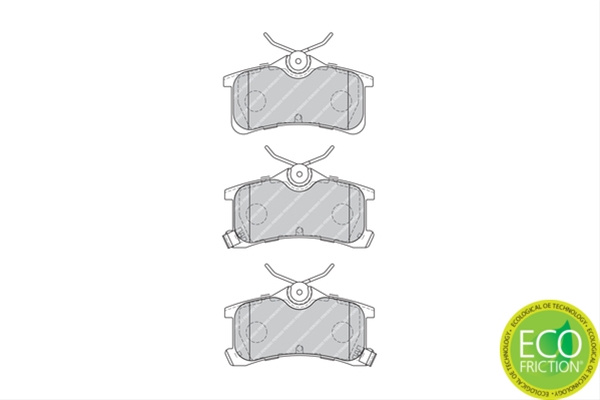 Set Placute Frana Ferodo Toyota FDB1895